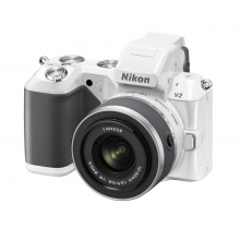 Nikon 1 V2 Compact System Camera with 10-30mm Lens Kit (Any Colour)