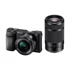 Sony ILCE6000YB A6000 Compact System Camera with SELP 16-50mm and SELP 55-210mm Lens Kit-Any Colour 