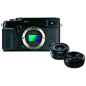 Fujifilm X-Pro1 Digital Camera with XF18mm and XF27mm Twin Lens Kit